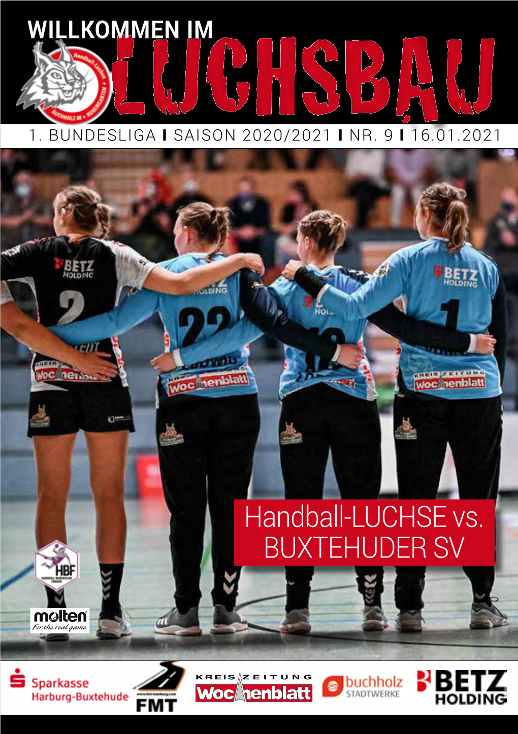 Handball-LUCHSE Vs. BUXTEHUDER SV Willkommen Im LUCHSBAU I 3