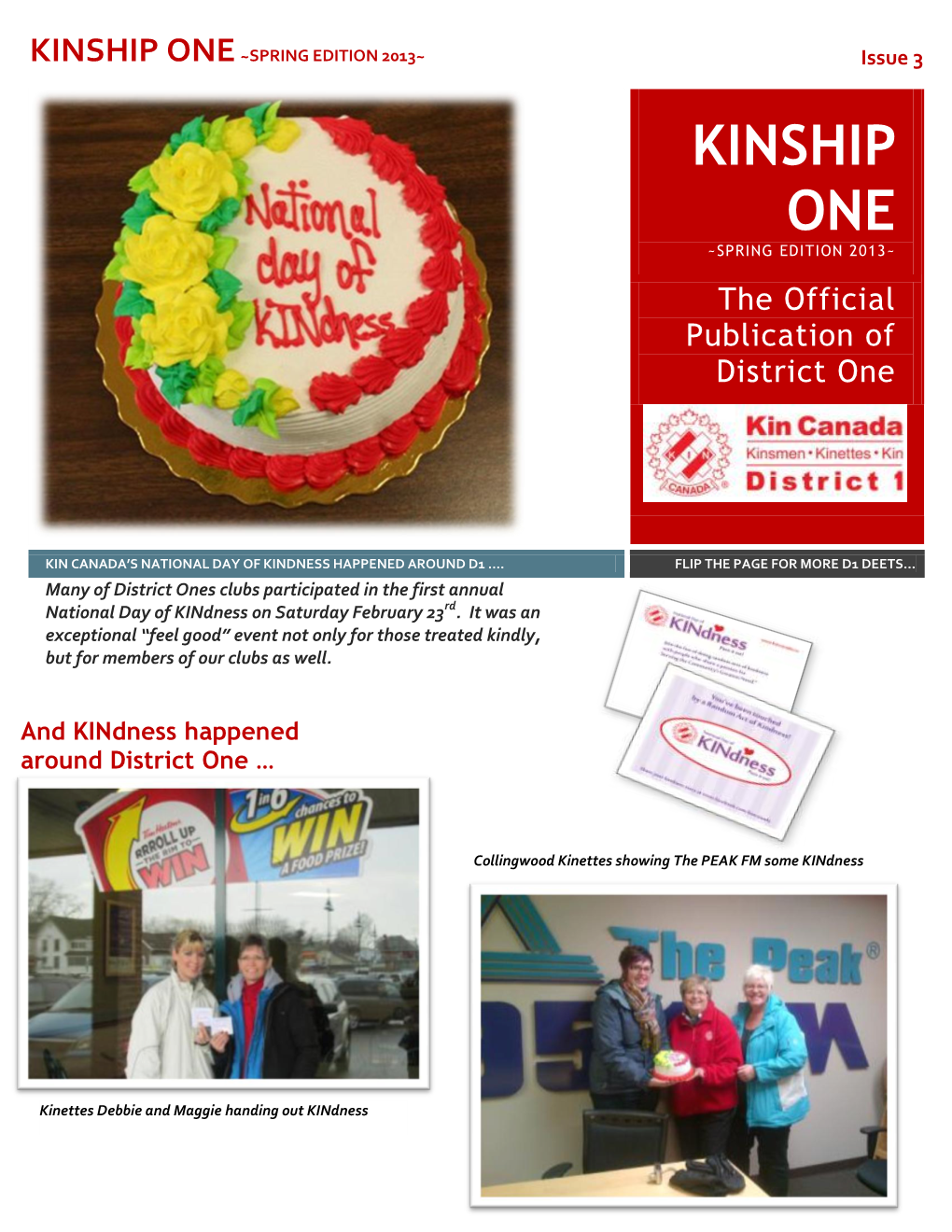 KINSHIP ONE ~SPRING EDITION 2013~ Issue 3