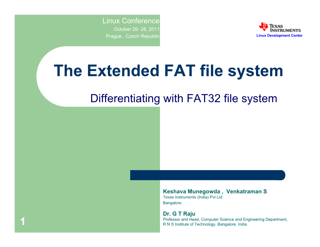 The Extended FAT File System