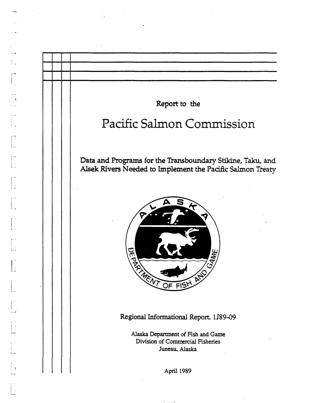 Data and Programs for the Transboundary Stikine, Taku And