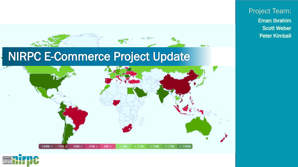 NIRPC E-Commerce Project Update