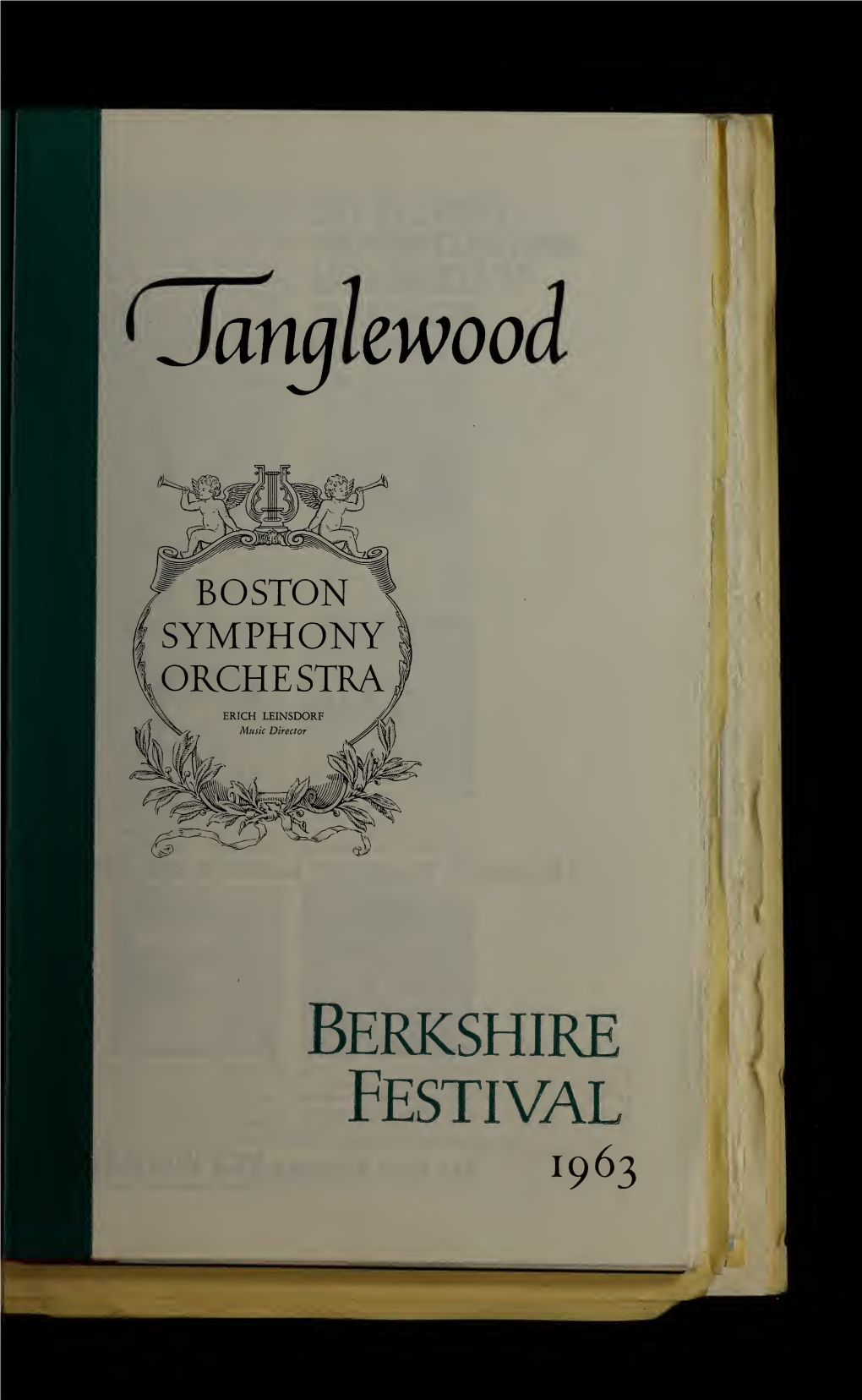 Boston Symphony Orchestra Concert Programs, Summer, 1963-1964