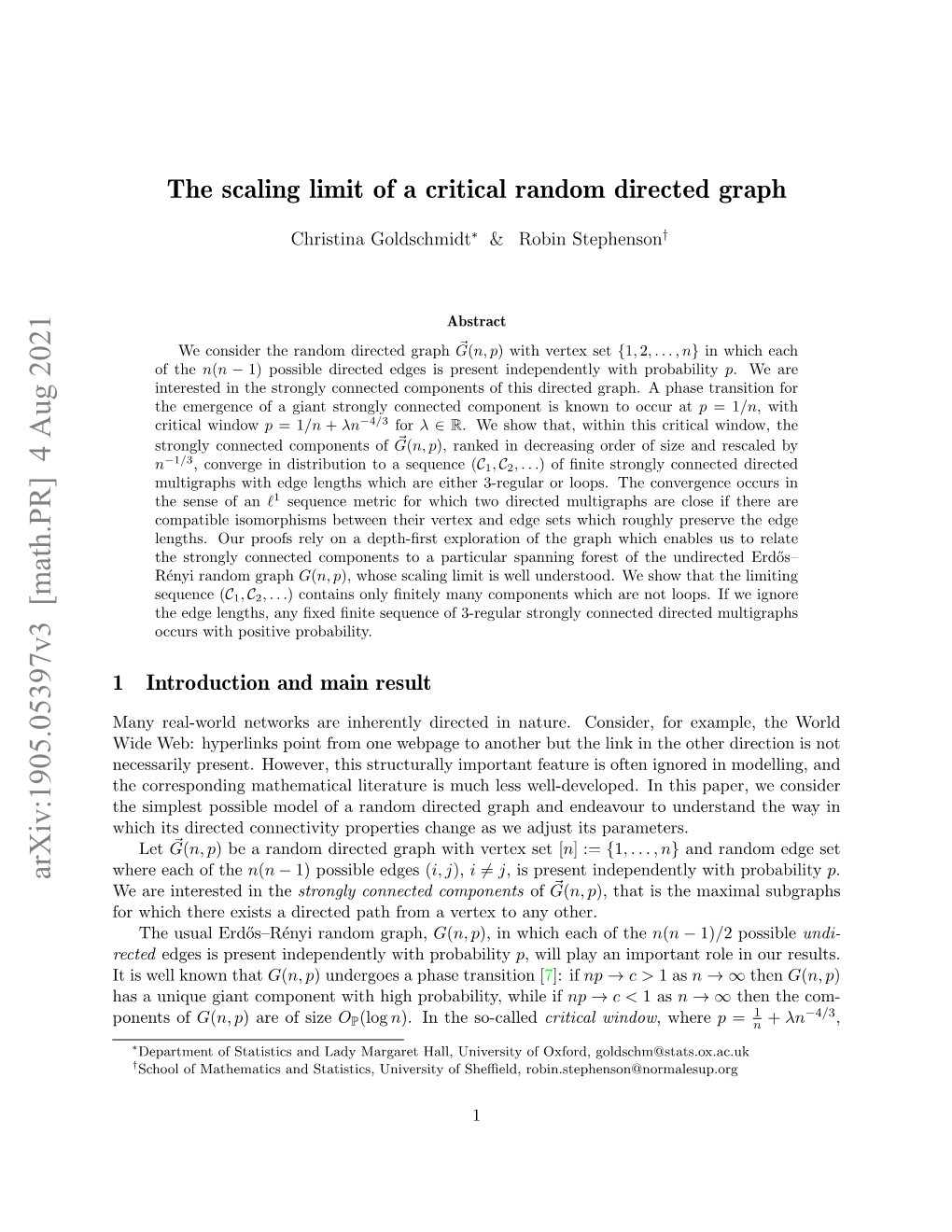 The Scaling Limit of a Critical Random Directed Graph