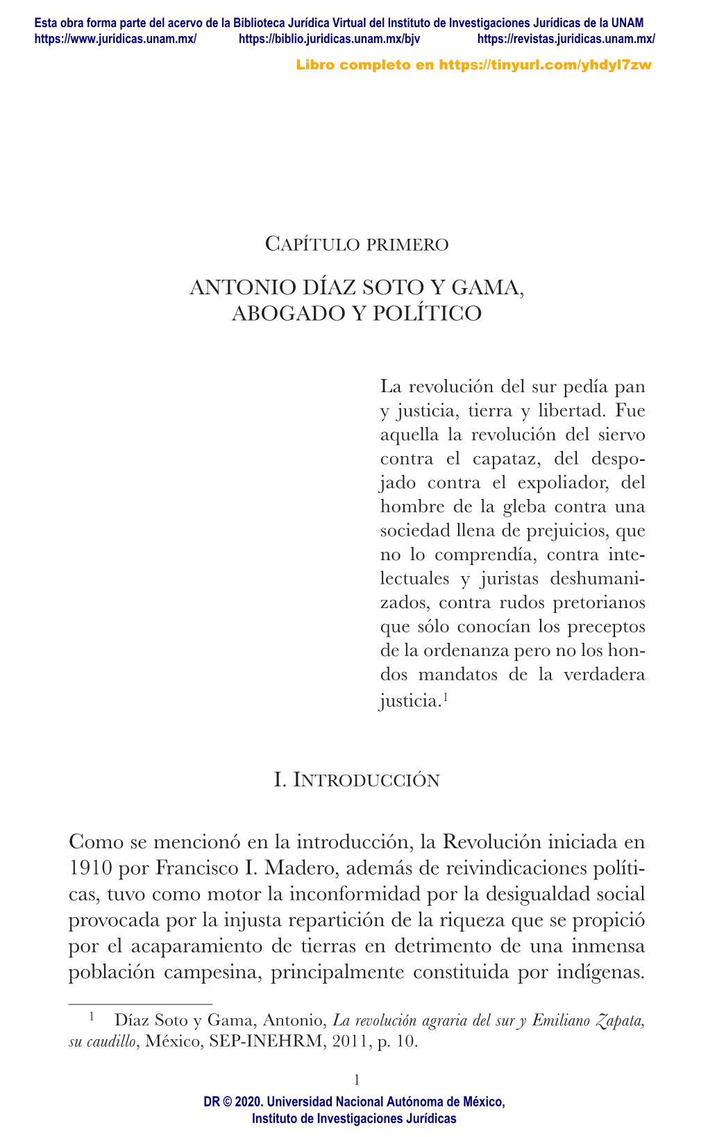 ANTONIO DÍAZ SOTO Y GAMA, ABOGADO Y POLÍTICO Como Se