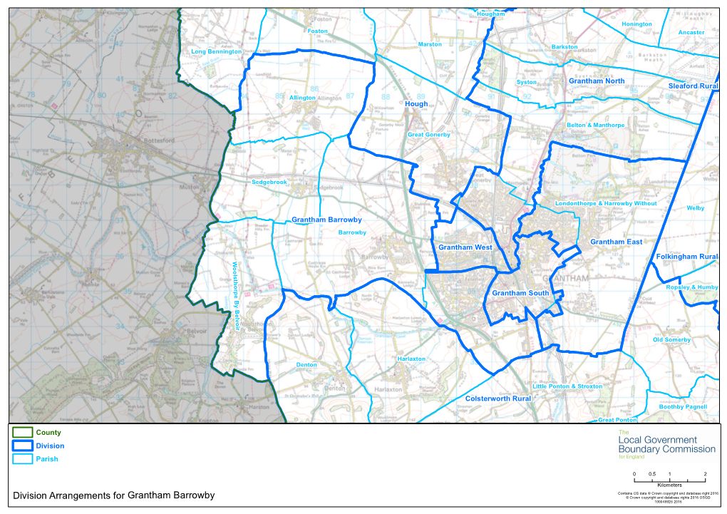 Division Arrangements for Grantham Barrowby