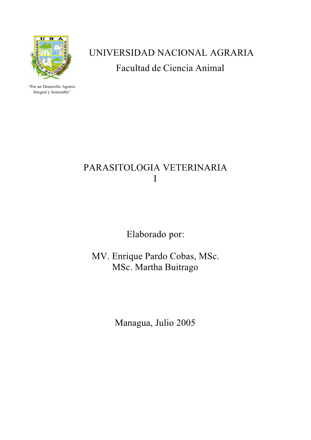 TEMA I: INTRODUCCIÓN AL ESTUDIO DE LA PARASITOLOGÍA (Generalidades De La Parasitología)