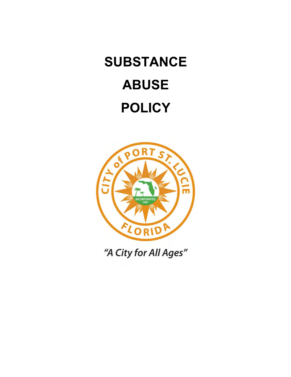 Substance Abuse Policy