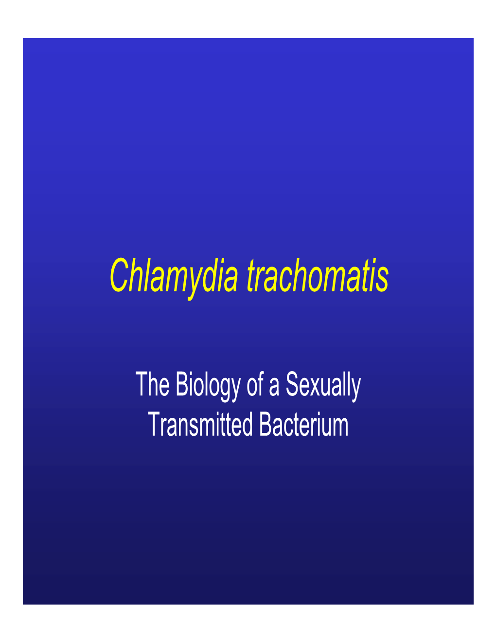 Chlamydia Trachomatis