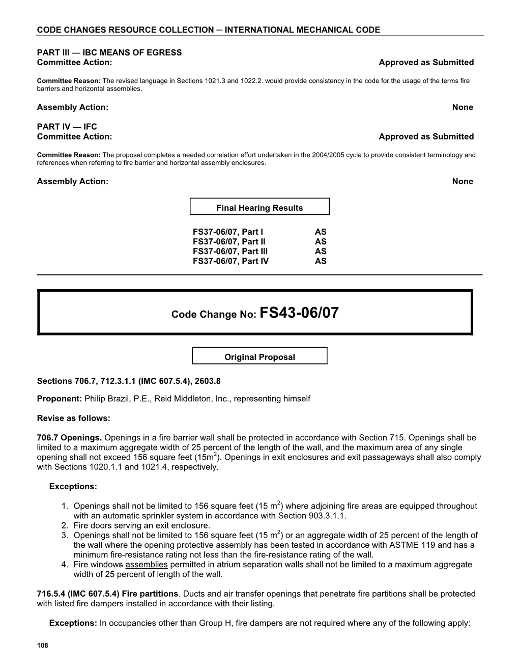 International Mechanical Code