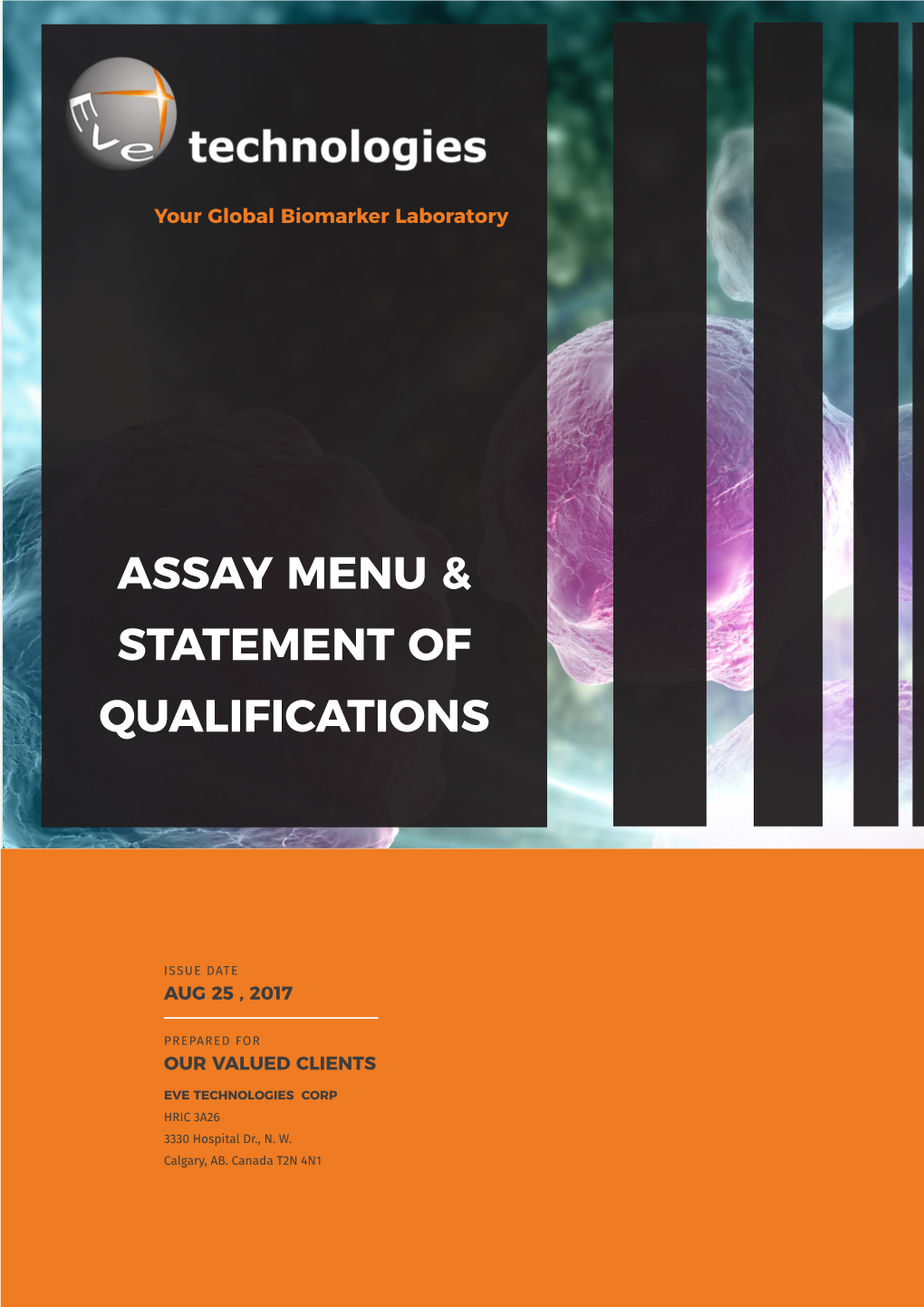 Assay Menu & Statement of Qualifications