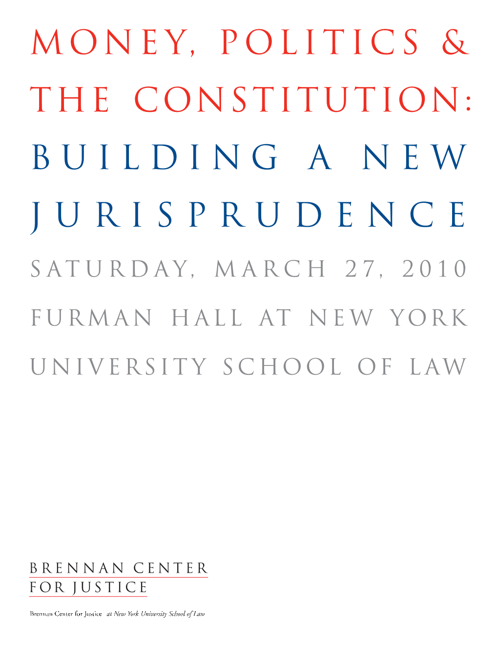 Brennan Center for Justice at New York University School Of