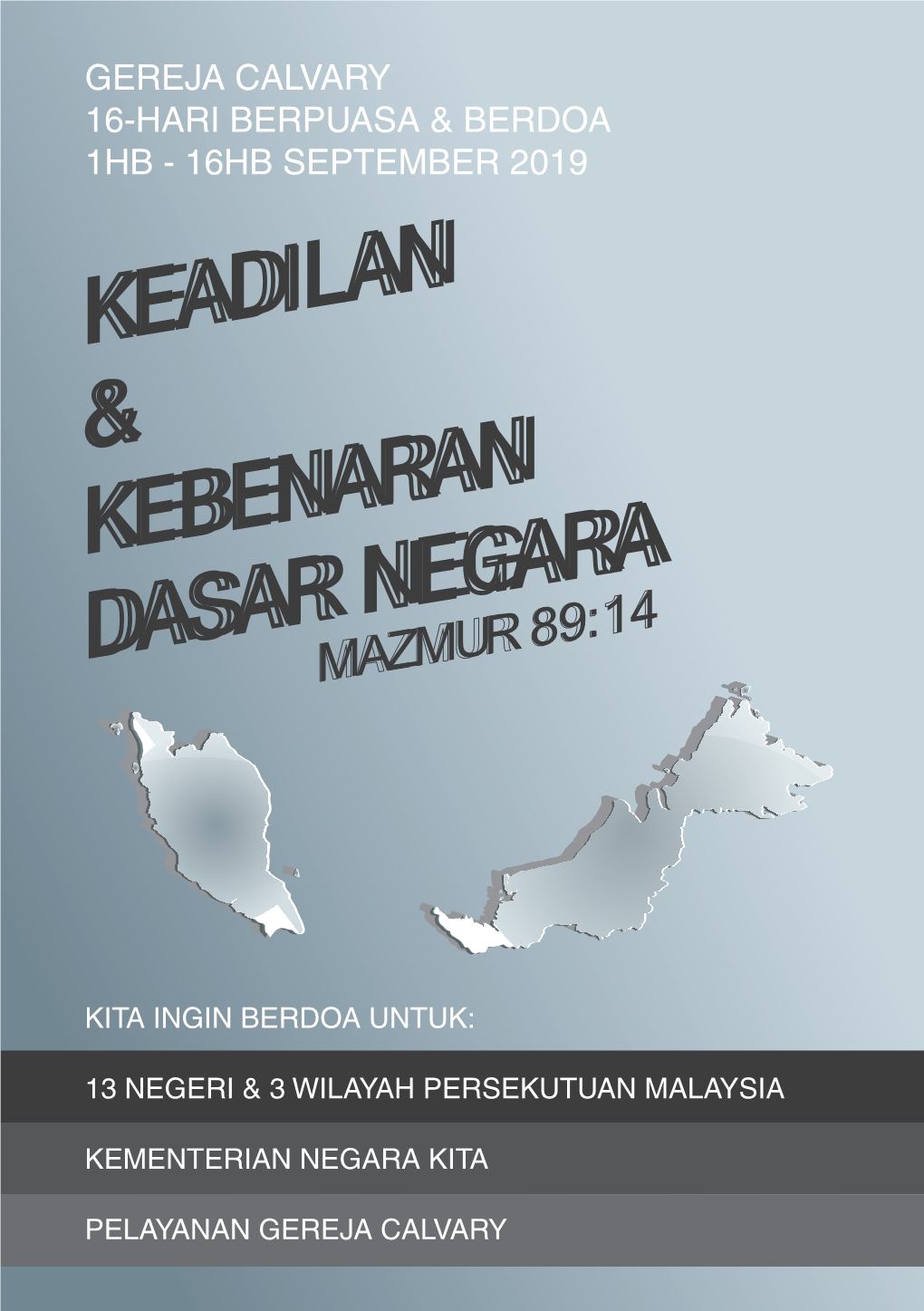 Keadilan & Kebenaran Dasar Negara