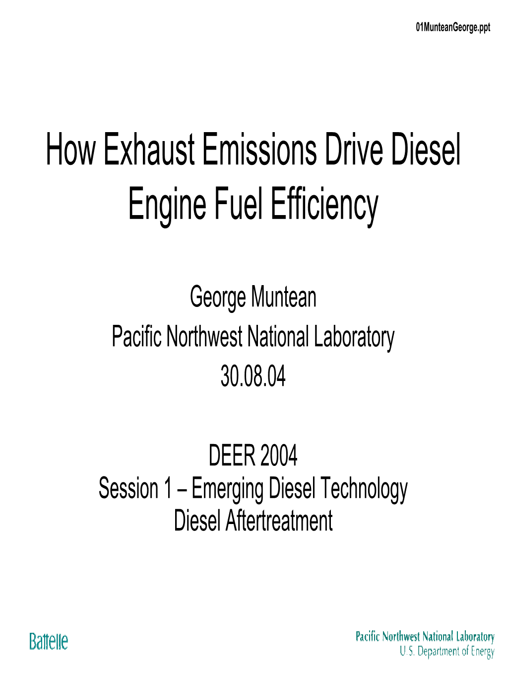 How Exhaust Emissions Drive Diesel Engine Fuel Efficiency