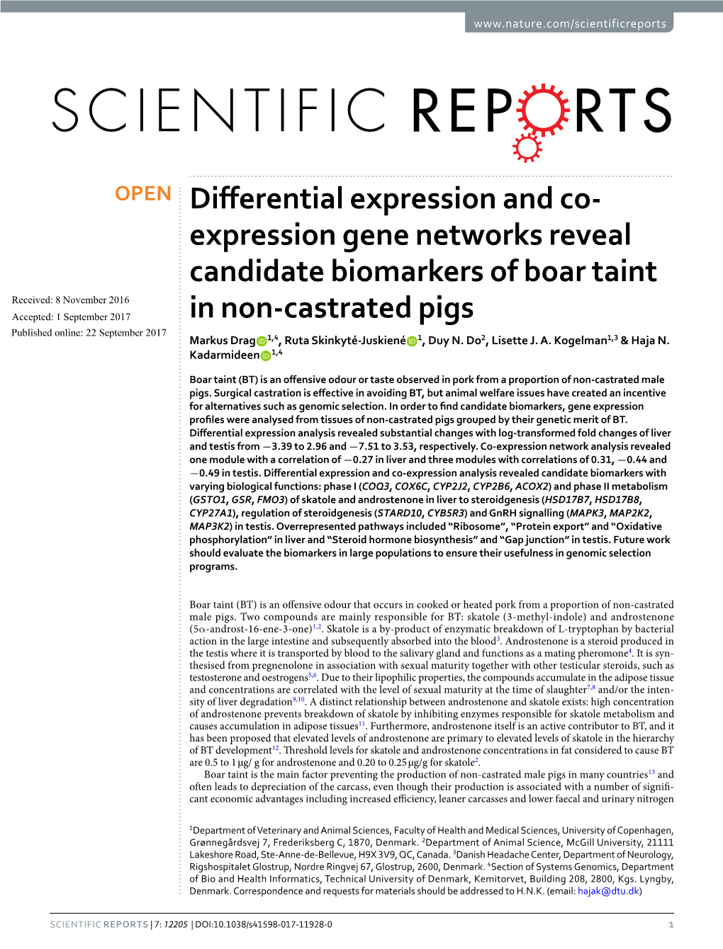 Differential Expression and Co-Expression Gene