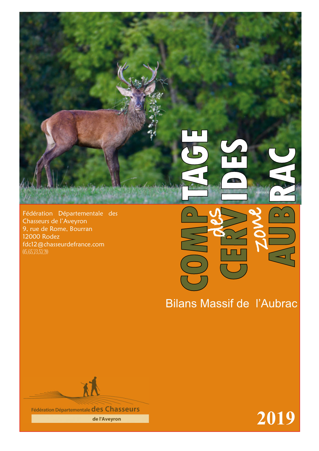 Brochure Comptages Cerfs De La Zone Aubrac