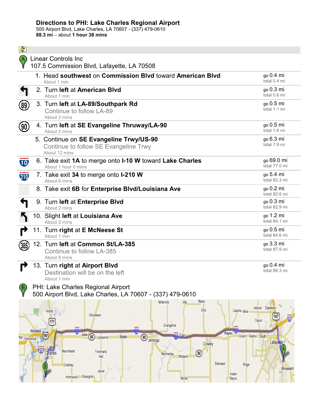 2009 Google - Map Data 2009 Tele Atlas - Terms of Use