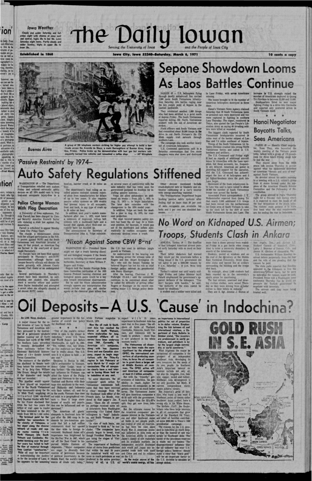 Daily Iowan (Iowa City, Iowa), 1971-03-06