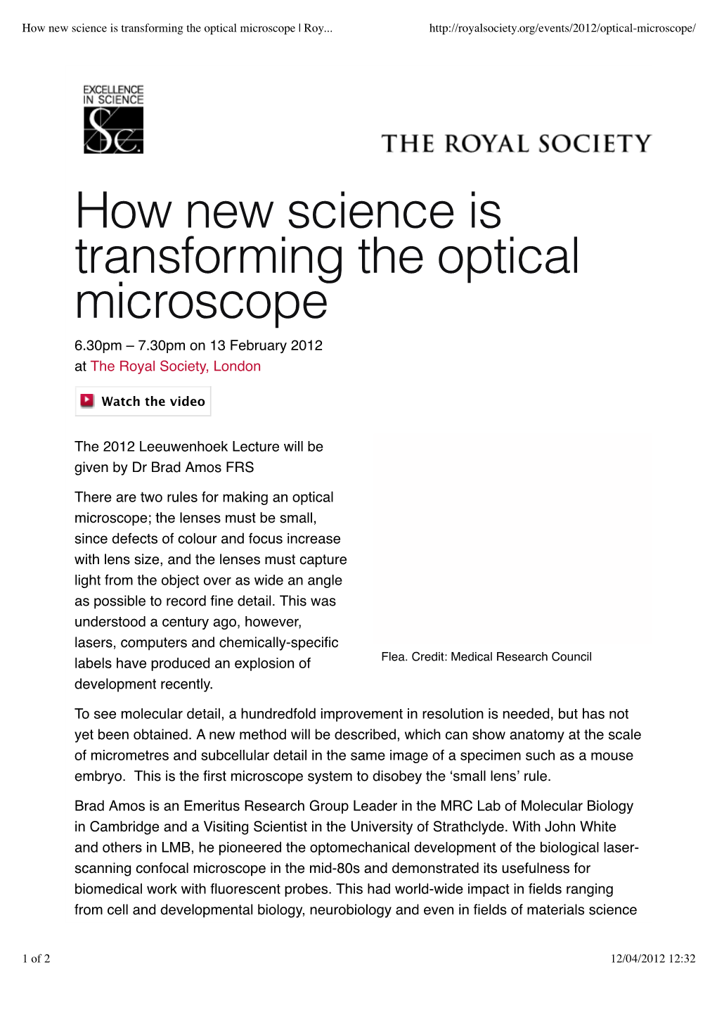 How New Science Is Transforming the Optical Microscope | Roy