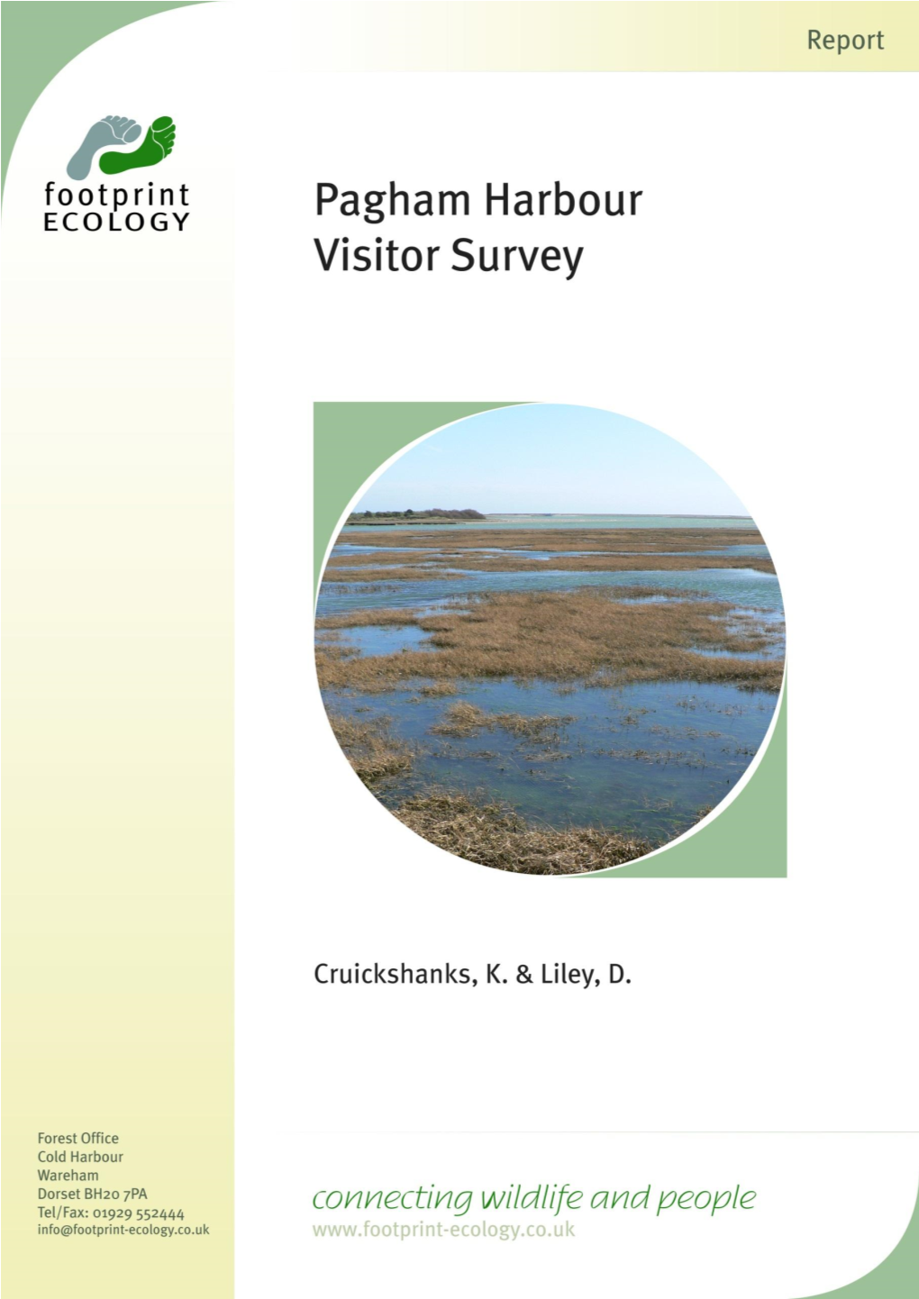 Pagham Harbour Visitor Study 2012
