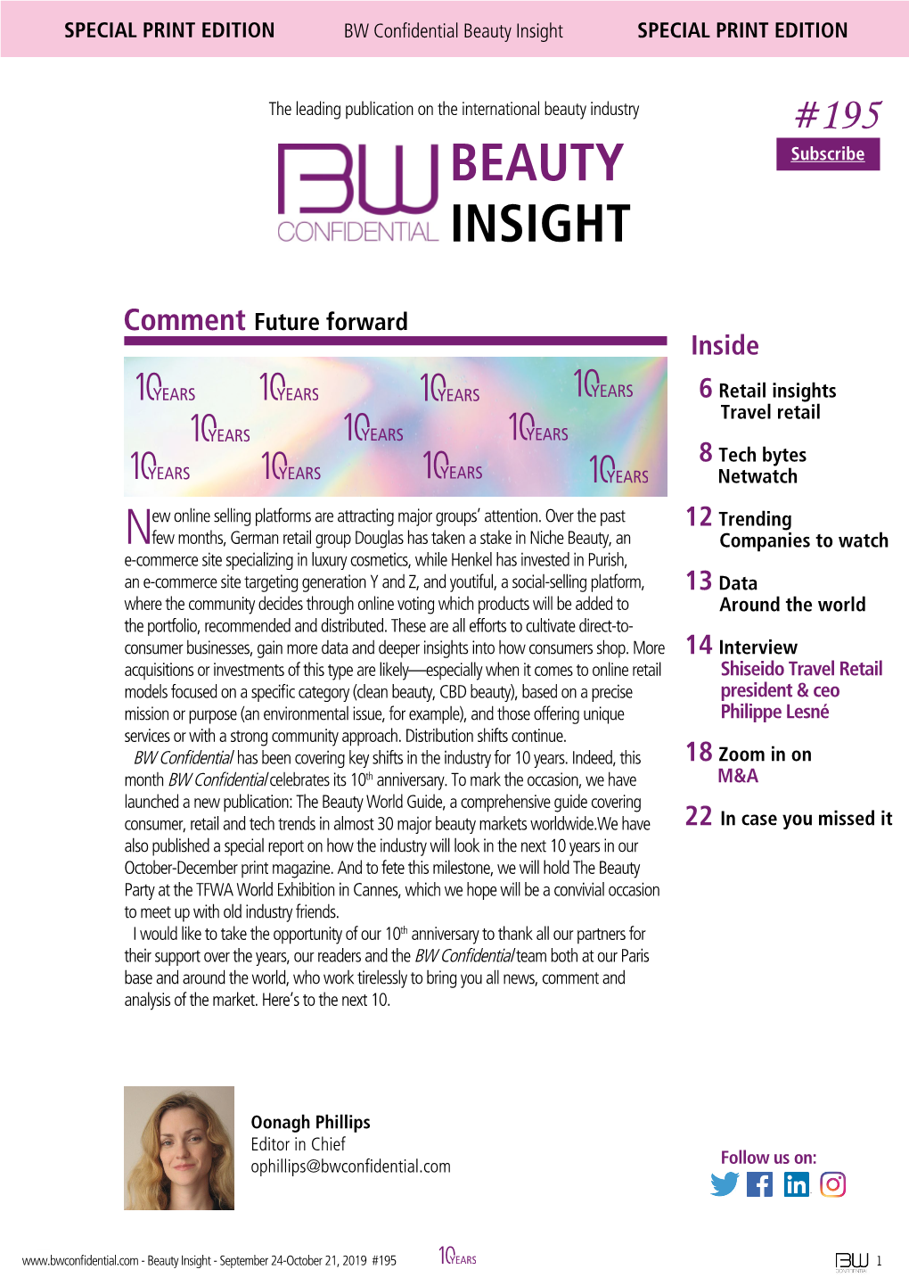 Beauty Insight SPECIAL PRINT EDITION