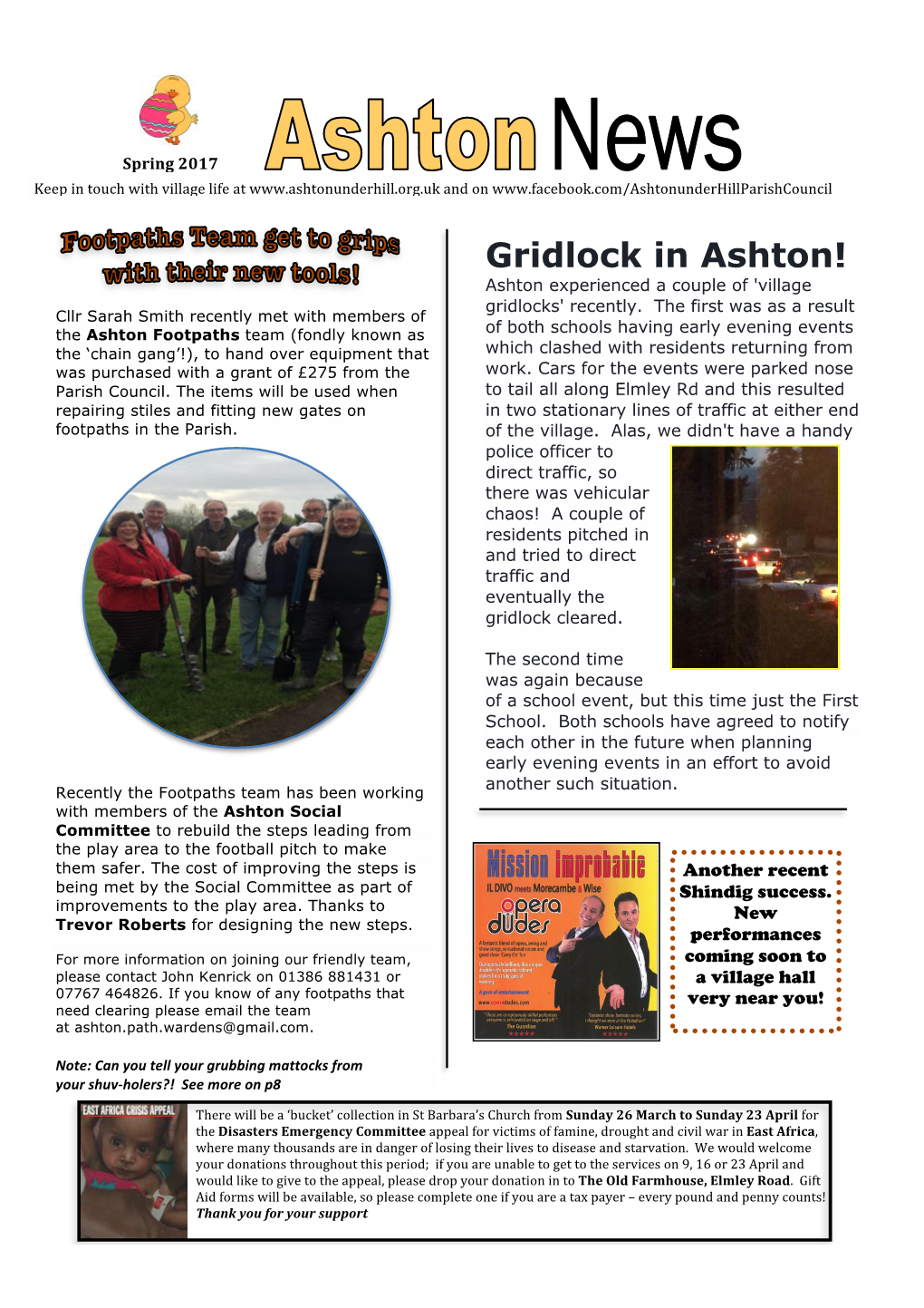Gridlock in Ashton! Ashton Experienced a Couple of 'Village