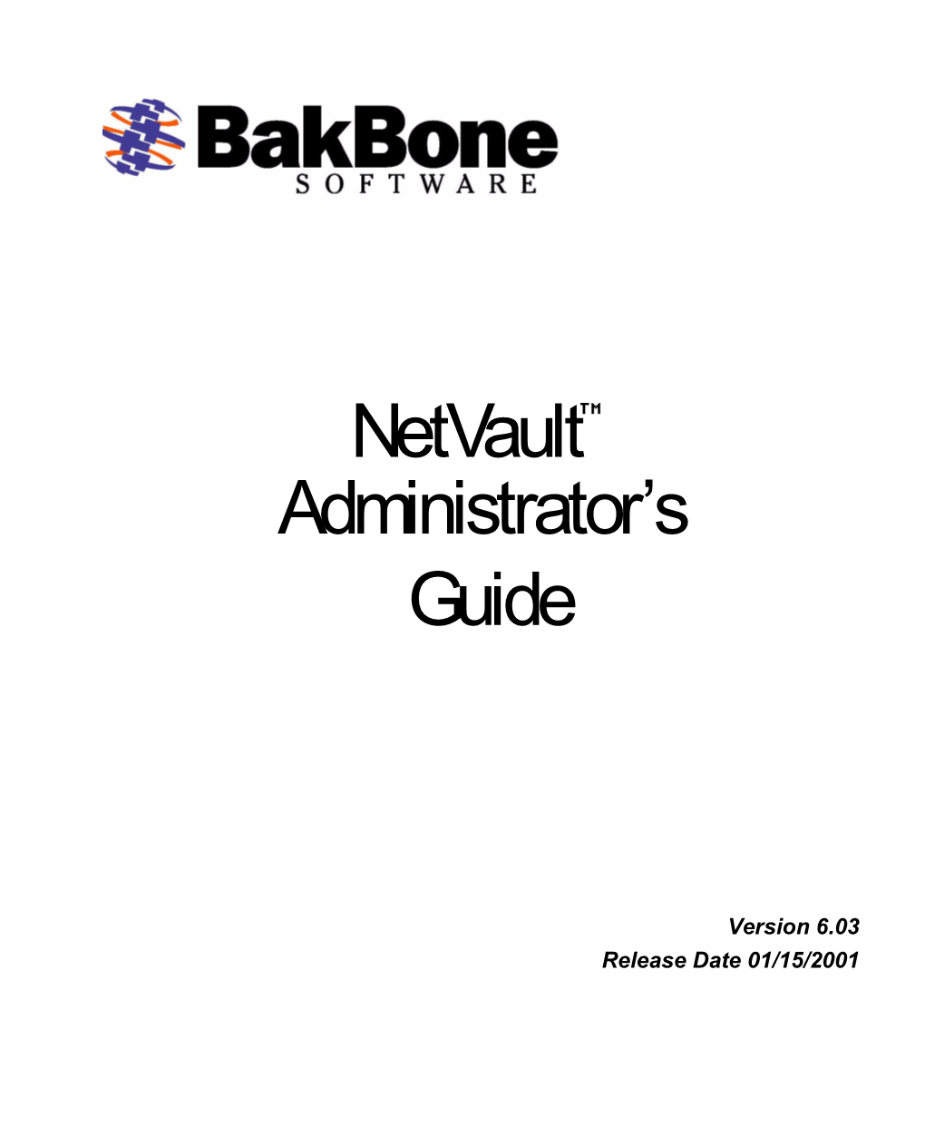 Netvault Administrator's Guide