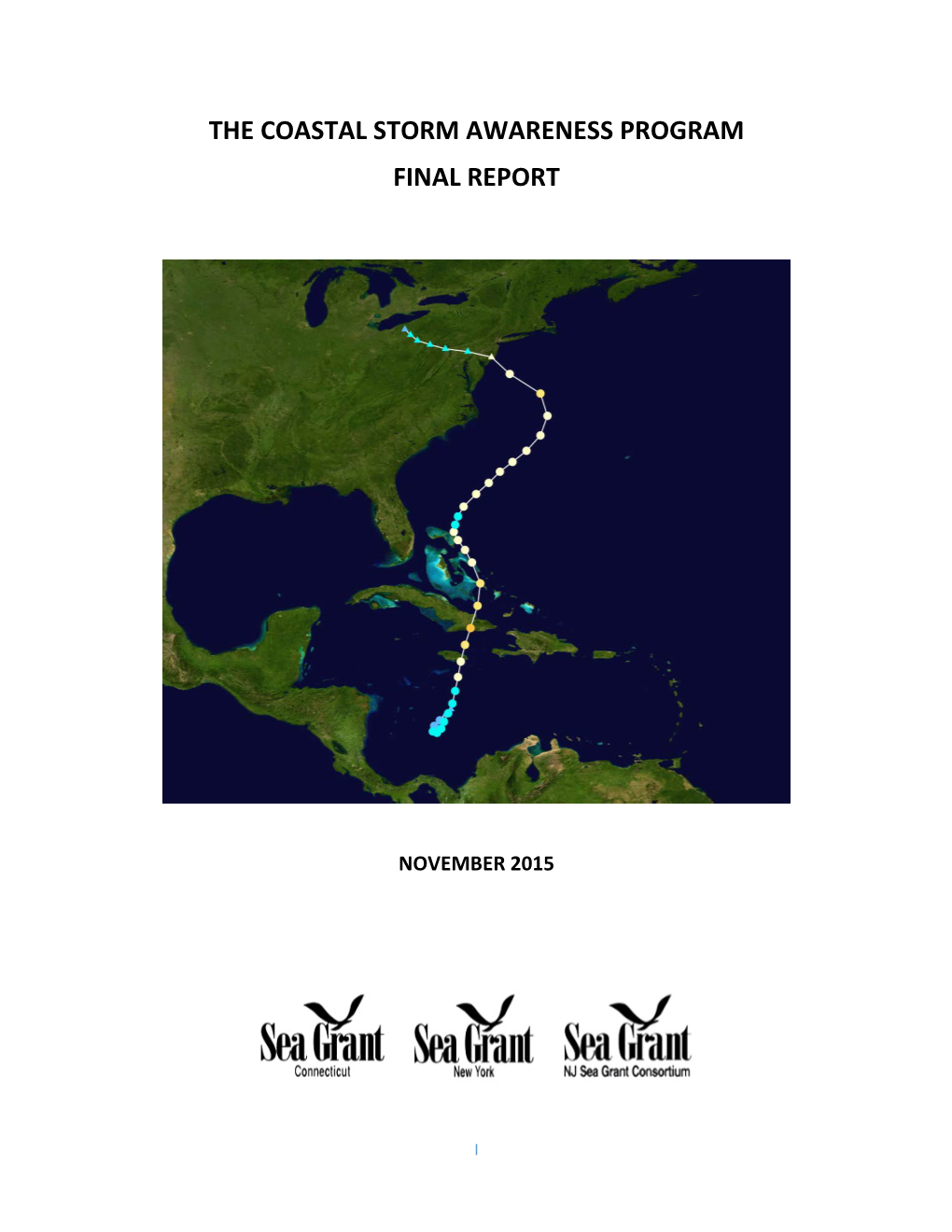 The Coastal Storm Awareness Program Final Report