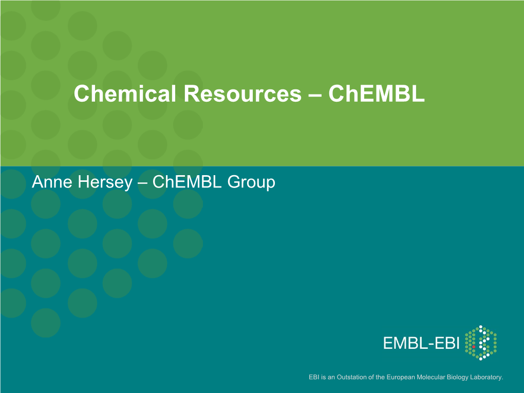 EMBL-EBI Powerpoint Presentation