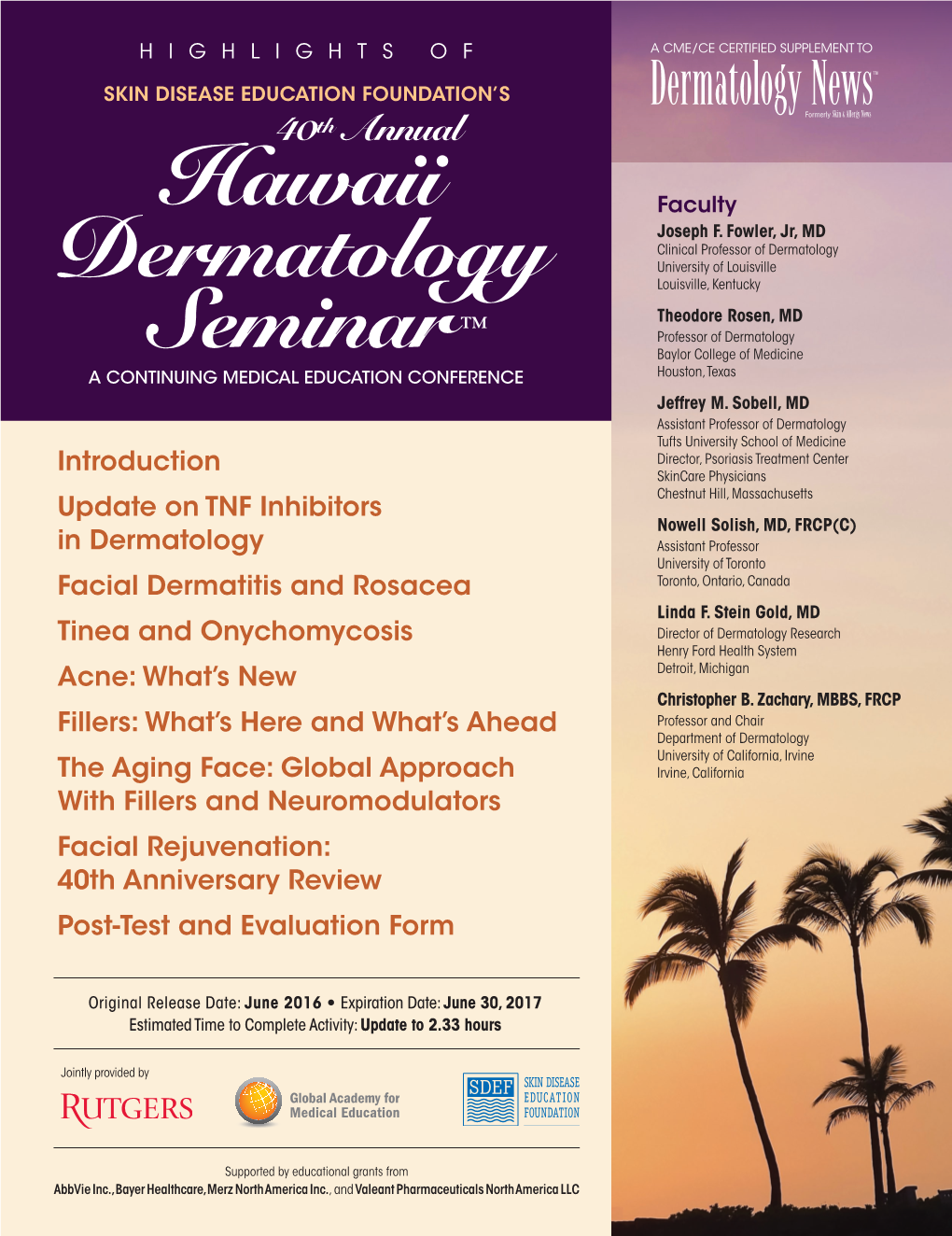 Hawaii Dermatology Seminar™