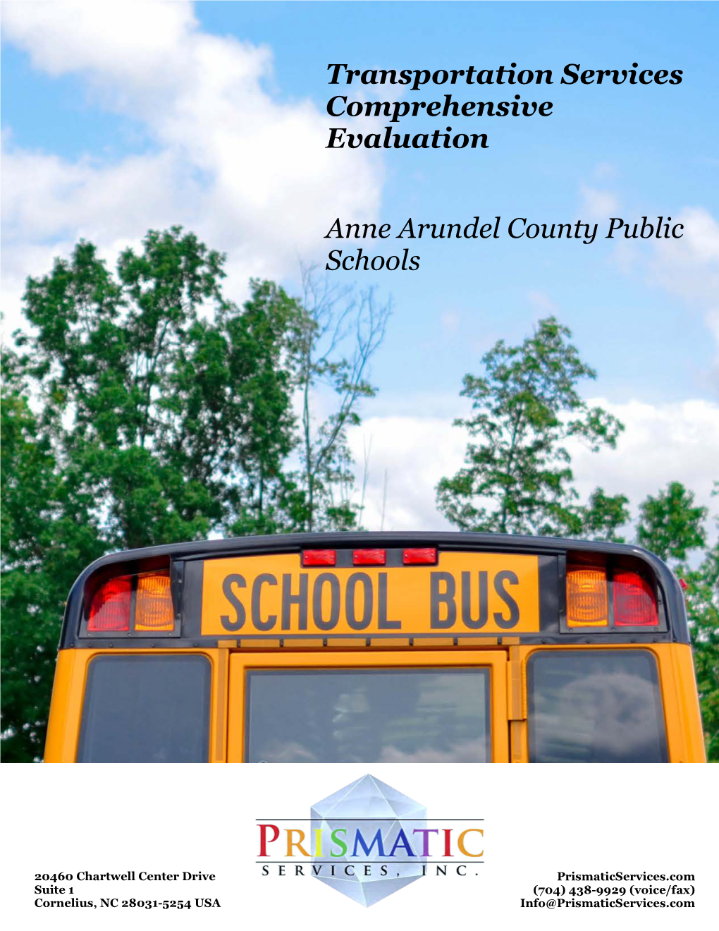 Transportation Services Comprehensive Evaluation Anne