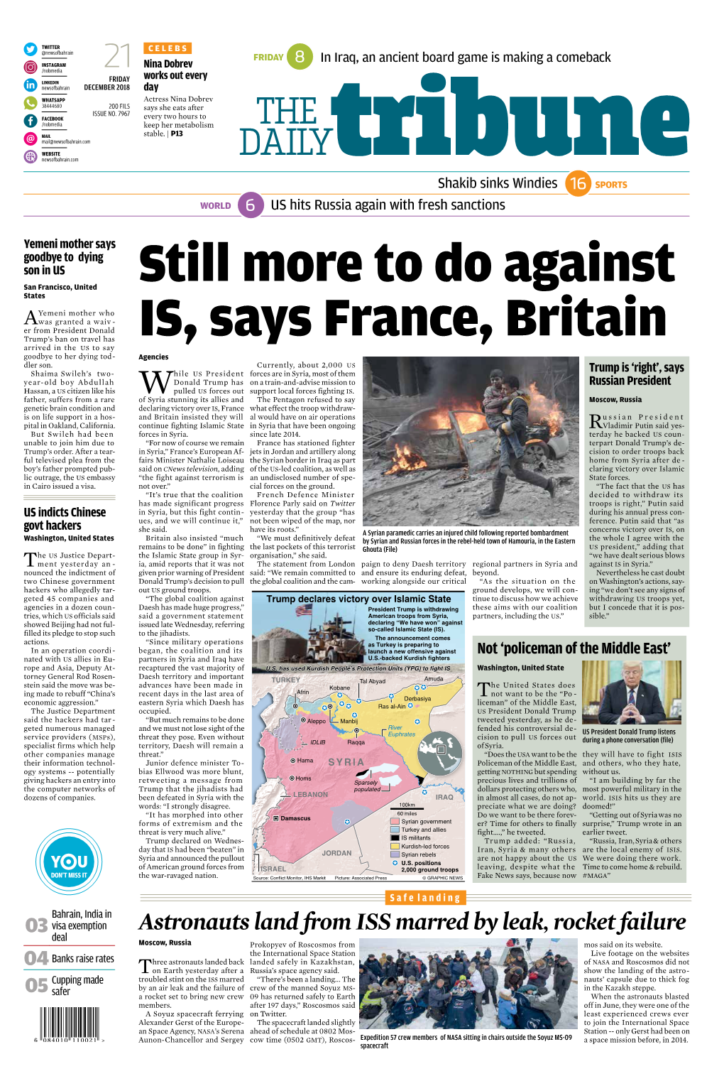 Still More to Do Against IS, Says France, Britain