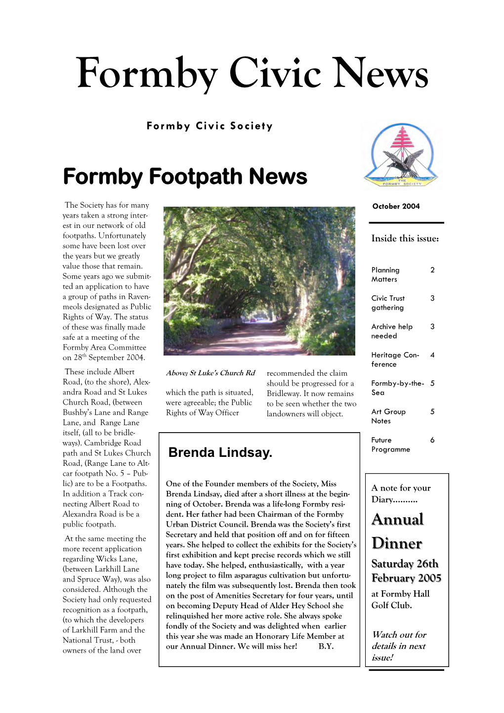 Formby Civic News