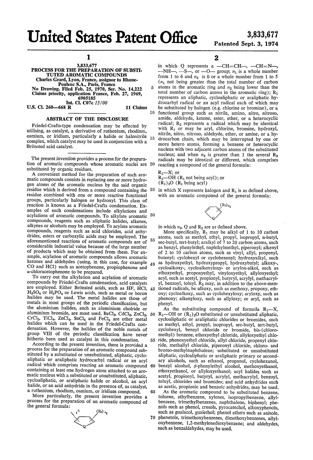 United States Patent Office Patented Sept