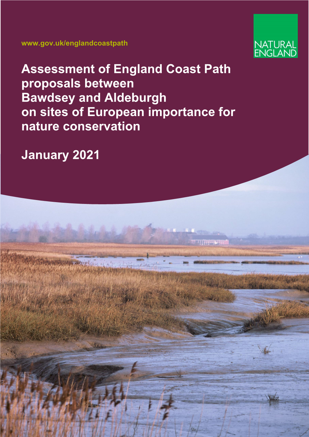 Bawdsey to Aldeburgh | Habitats Regulation Assessment Page 1