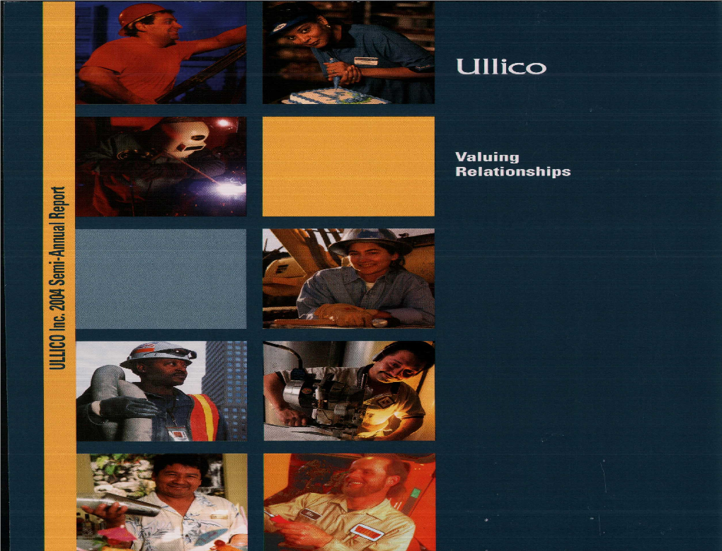 ULLICO Inc. 2004 Semi-Annual Report