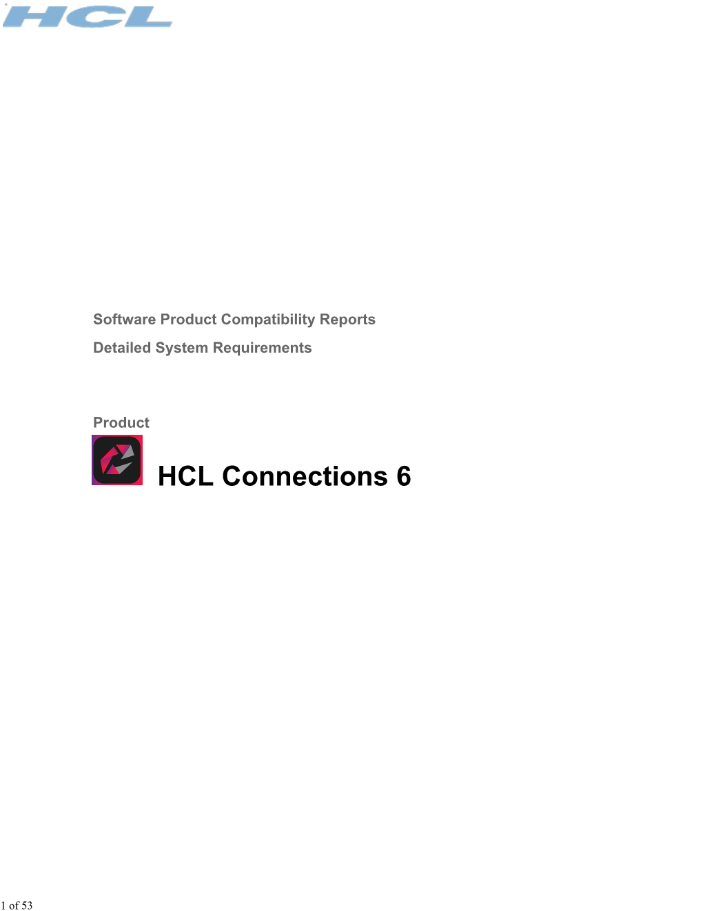 IBM Connections 6.0Â€Â€System Requirements Review Report