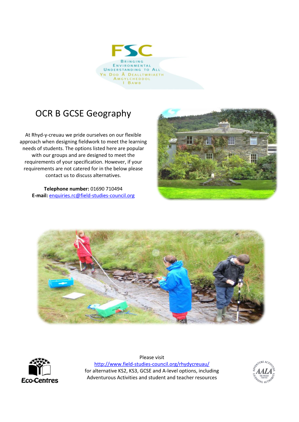 OCR GCSE Controlled Assessment