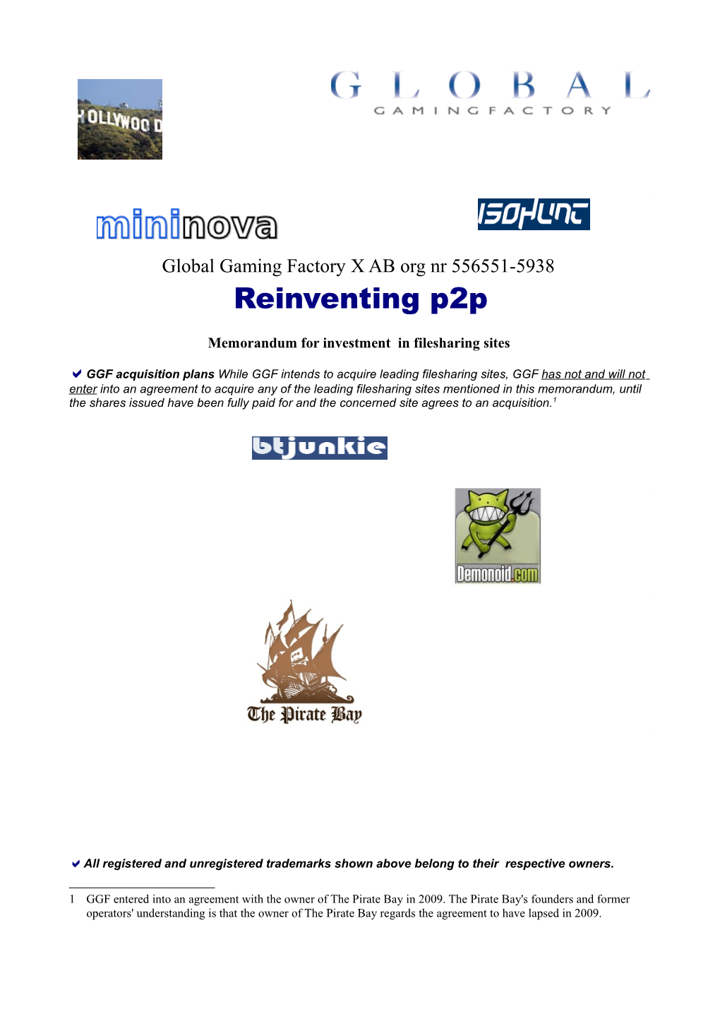 Reinventing P2p