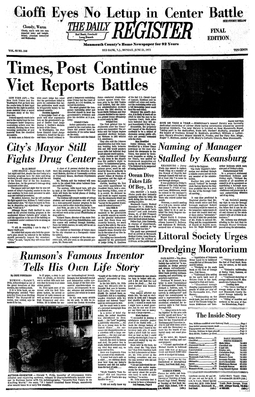 Reports Battles NEW YOBK (AP) - the Trict Court Judge Has Ruled Grant a Temporary Restraining States Conducted Clandestine of the 2Nd U.S