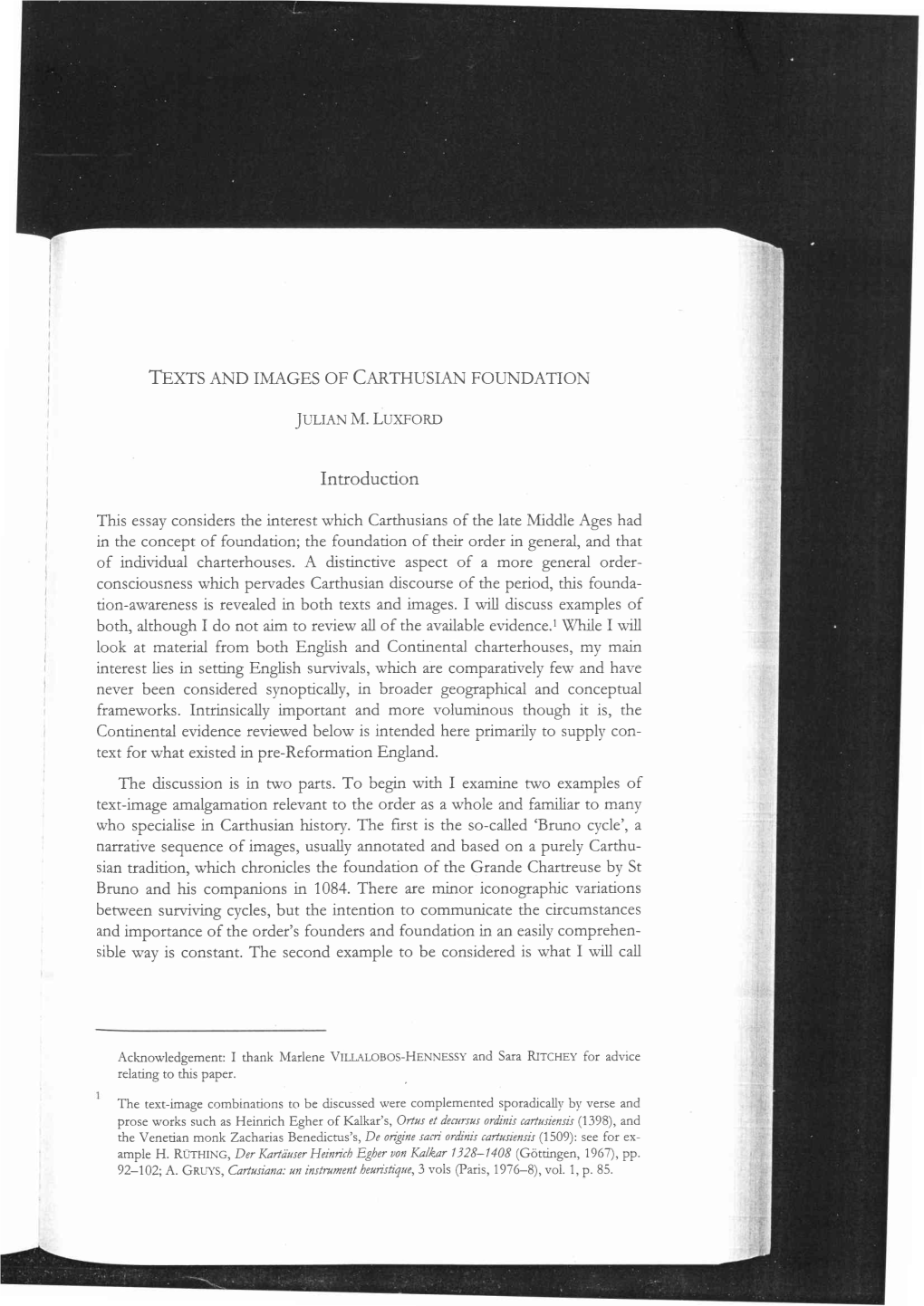 Texts and IMAGES Ot'centhusian Foundation