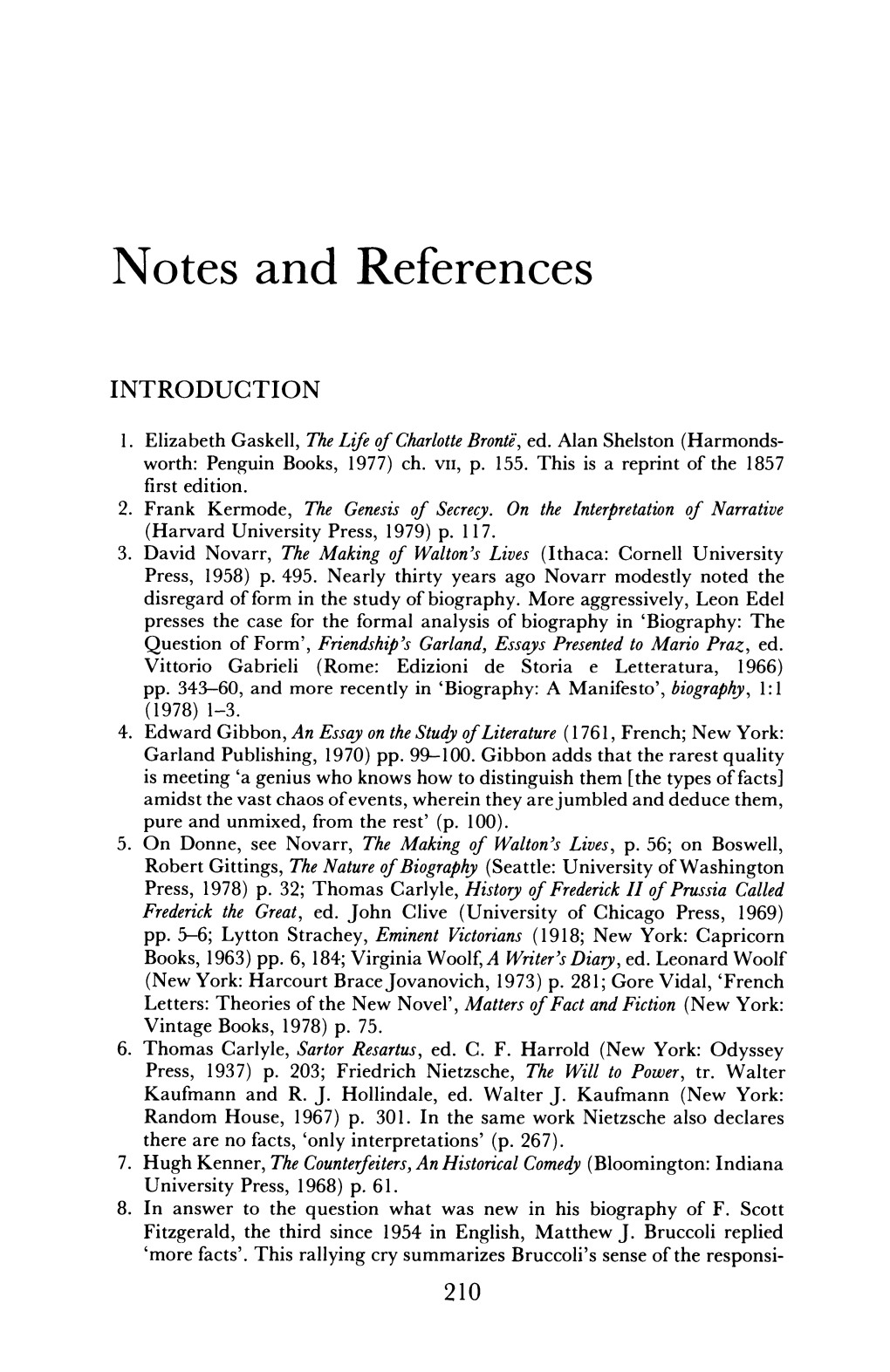 Notes and References