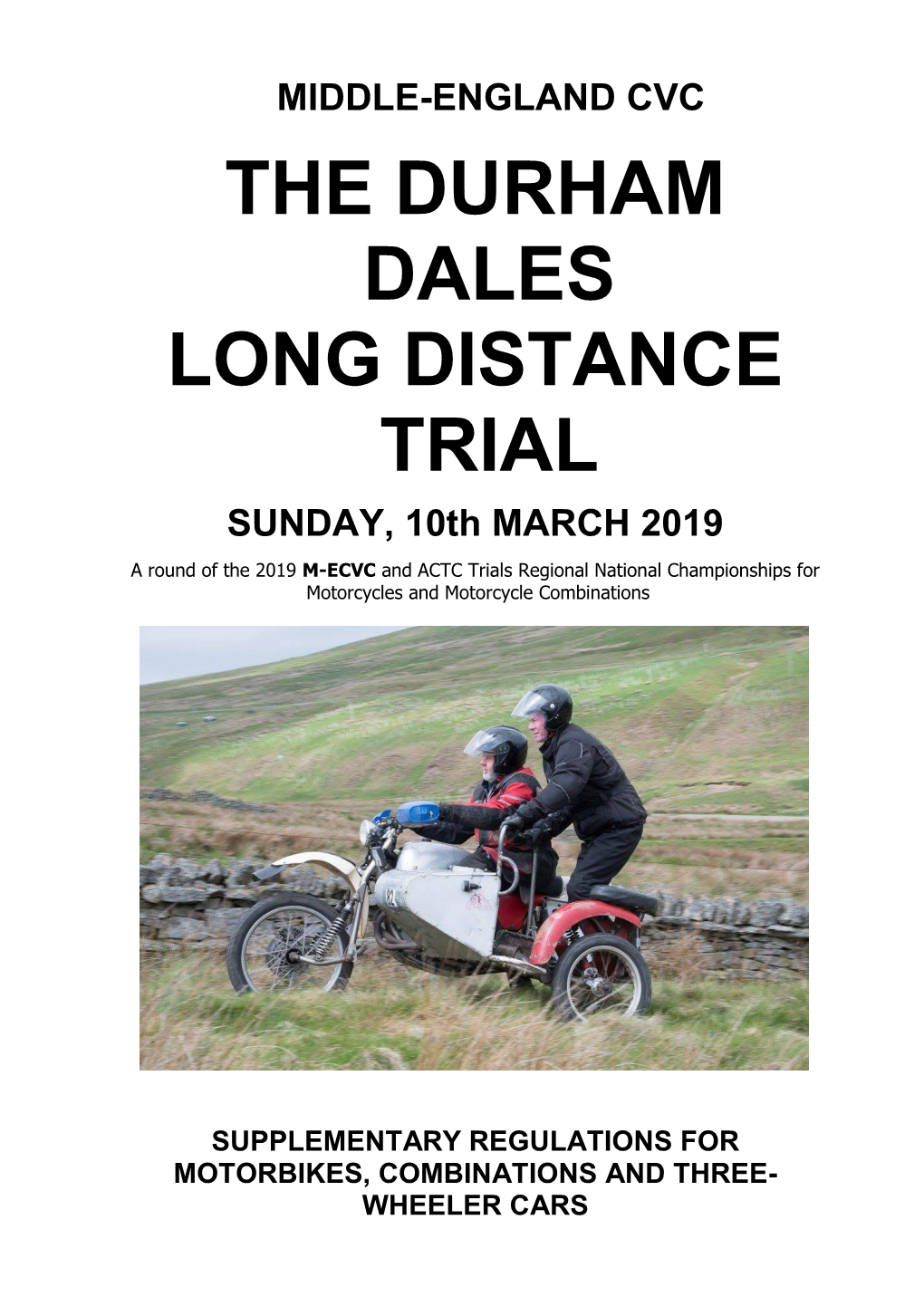 The Durham Dales Long Distance Trial