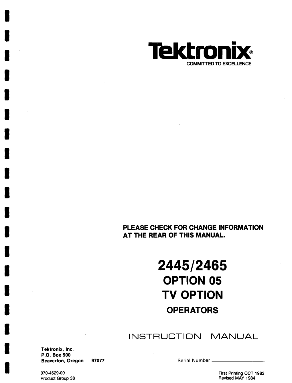 Tektronix 2445-2465