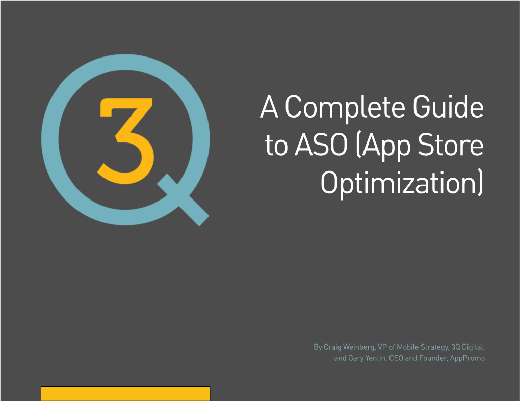 A Complete Guide to ASO (App Store Optimization)