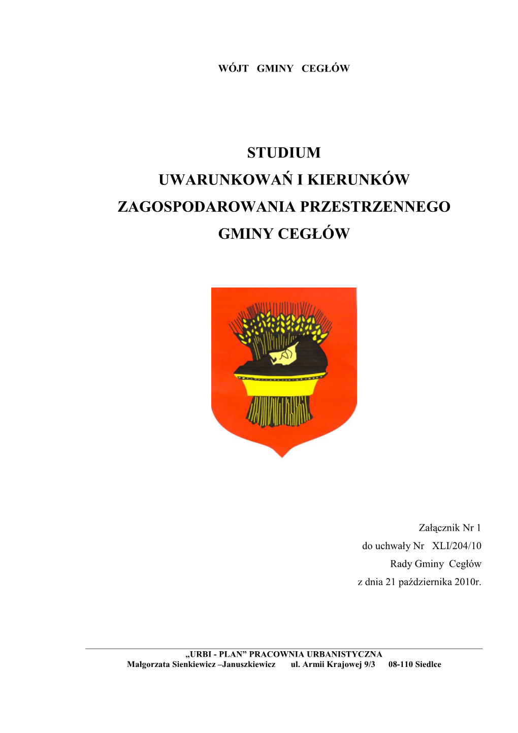 Studium Uwarunkowań I Kierunków