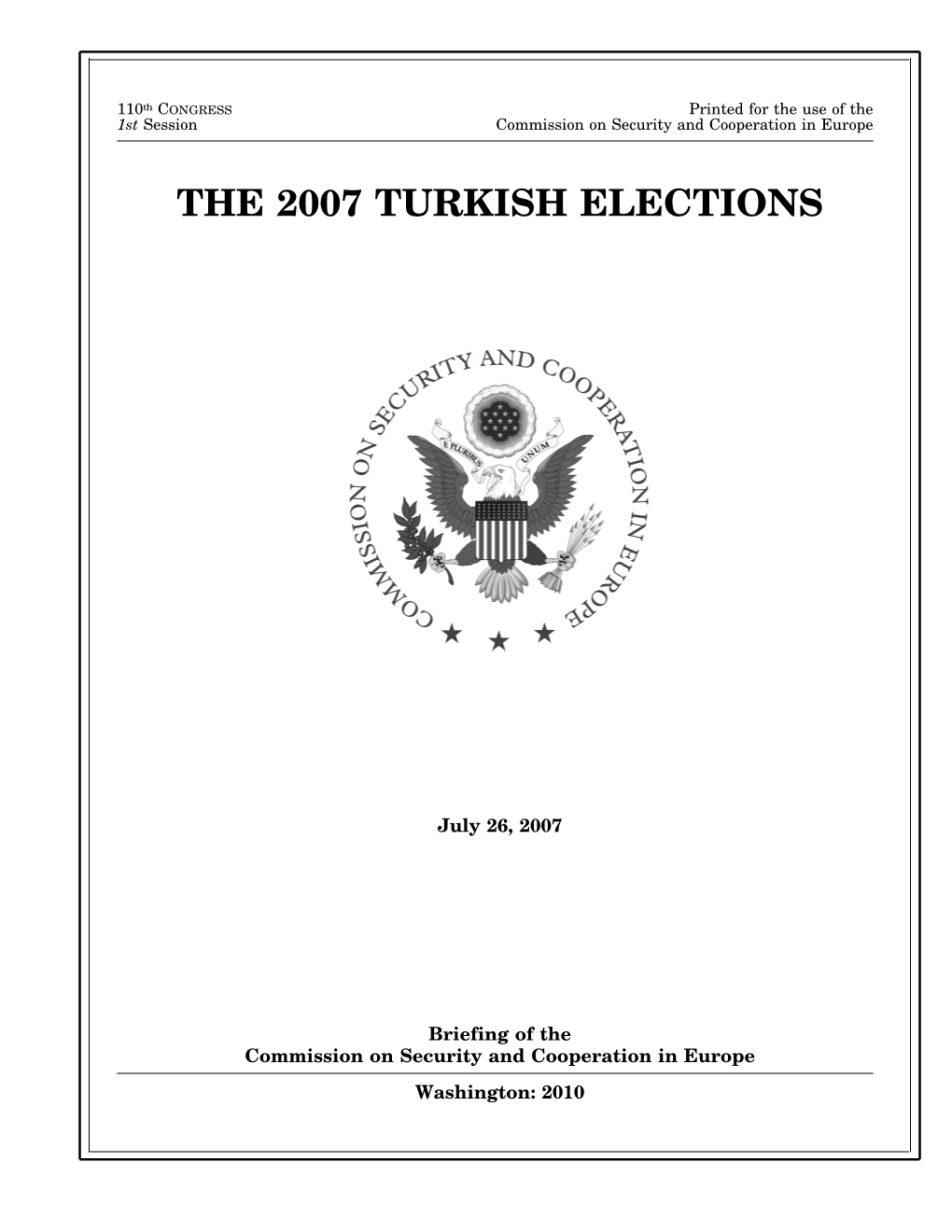 The 2007 Turkish Elections.Pdf