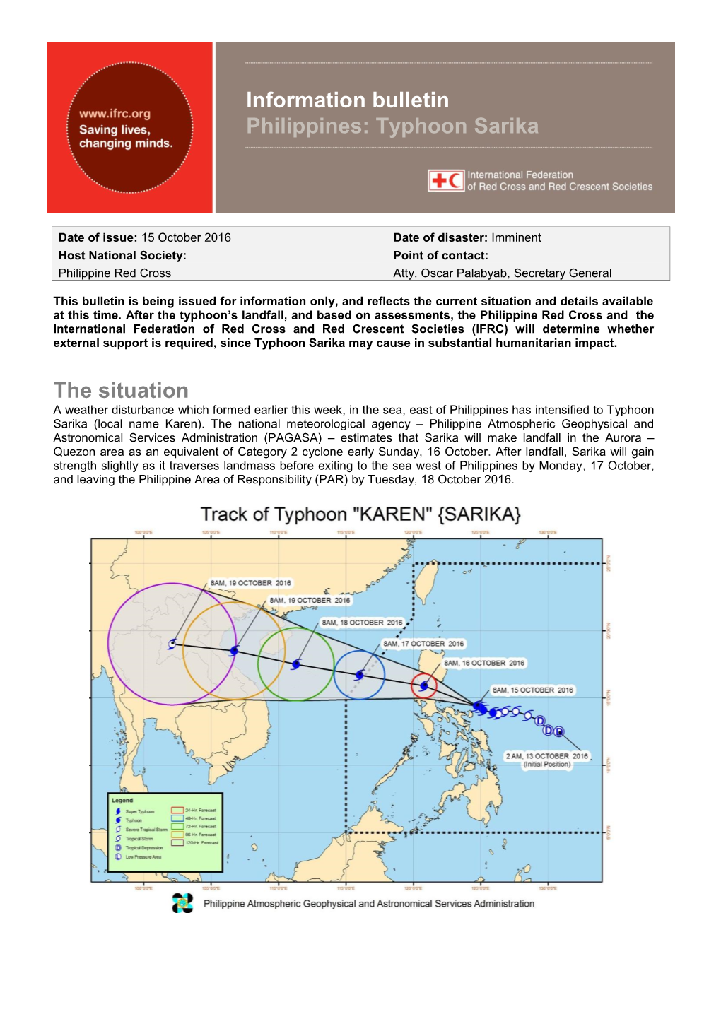 Typhoon Sarika