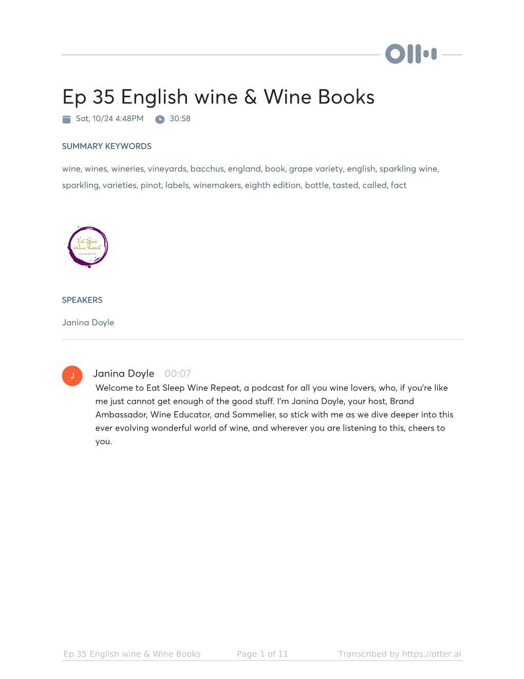 Ep 35 English Wine & Wine Books