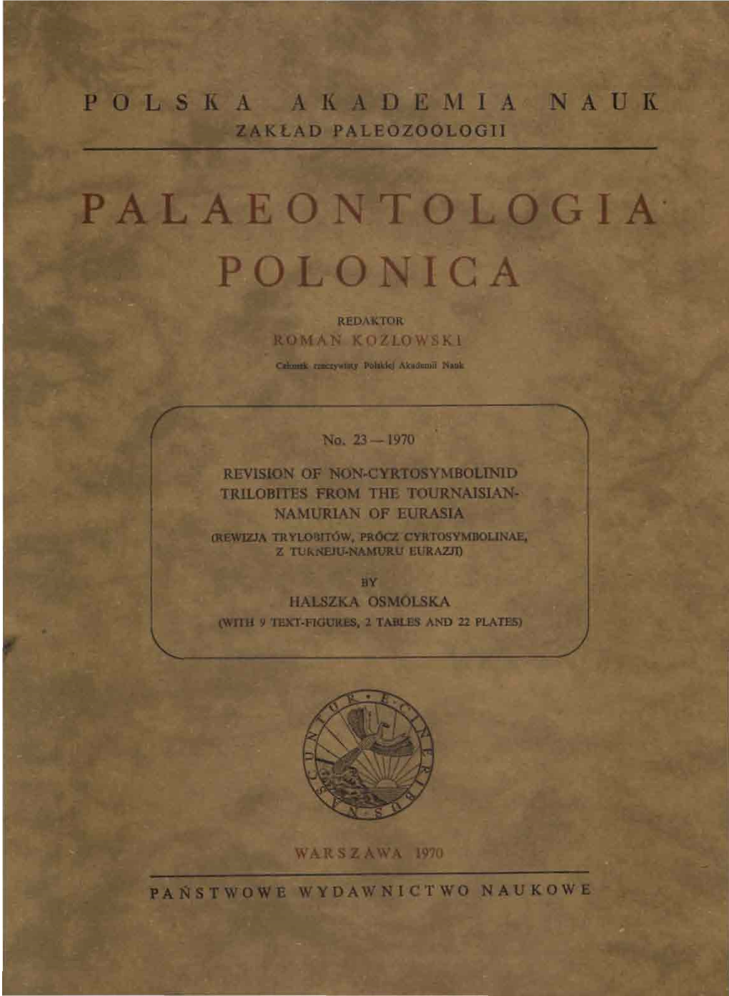 Full Text -.: Palaeontologia Polonica