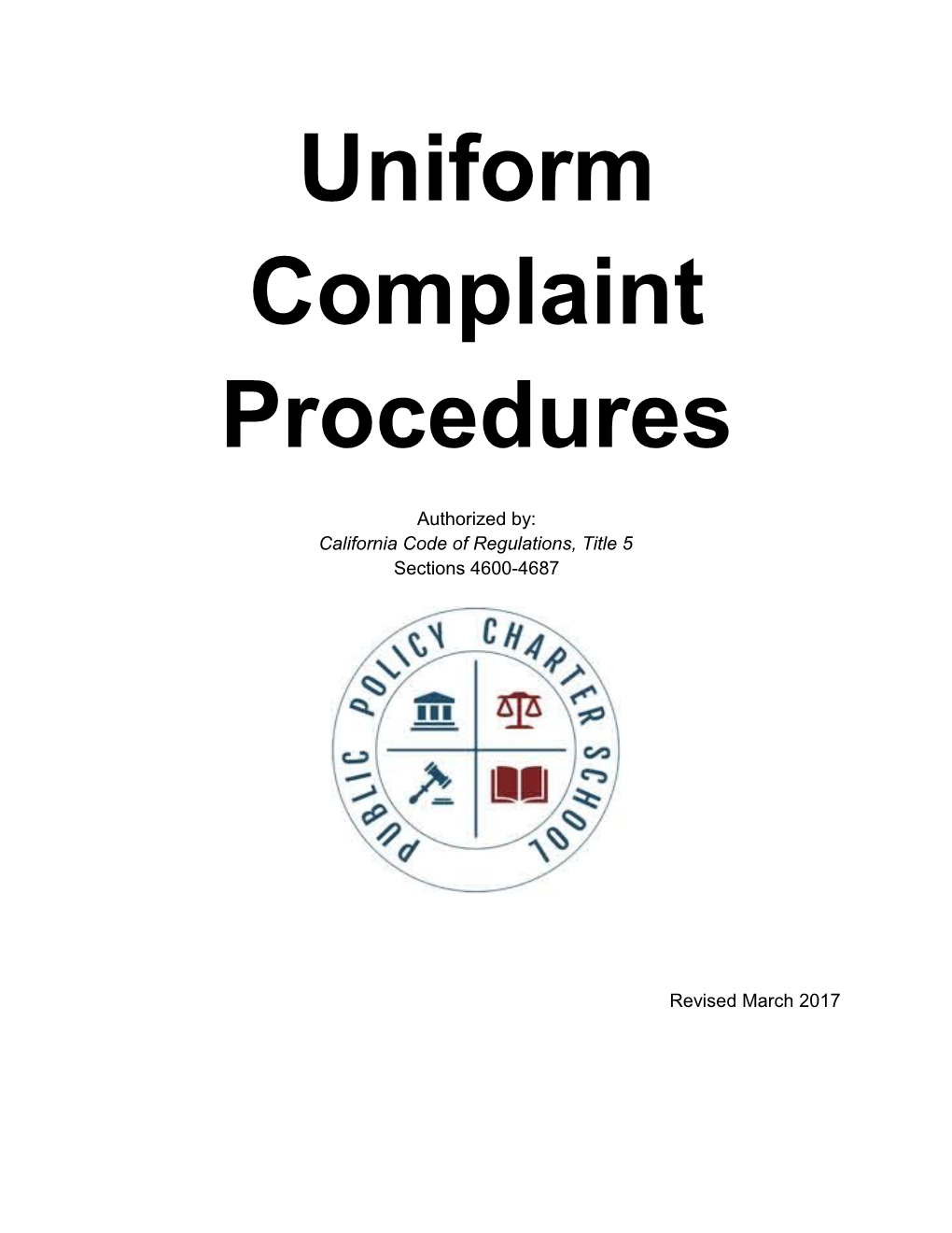 Uniform Complaint Procedures